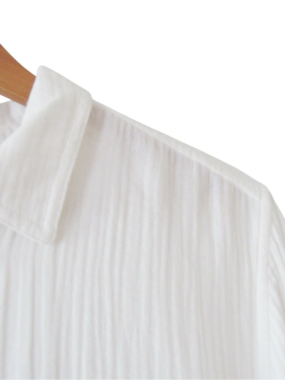 J Crew Garcon Classic Double Gauze Shirt 14 White Long Sleeves Button Up Cotton - Picture 3 of 9
